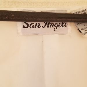 White San Angelo whool sweater